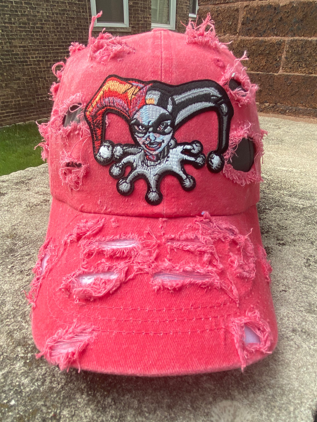 Harley Quinn Distressed Dad Cap