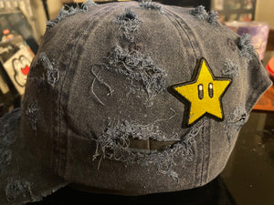 Mario Bros Distressed Dad cap