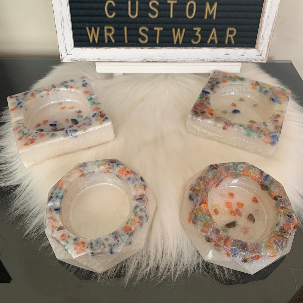 Cereal 🥣 in Milk & Crystal Clear Ashtrays